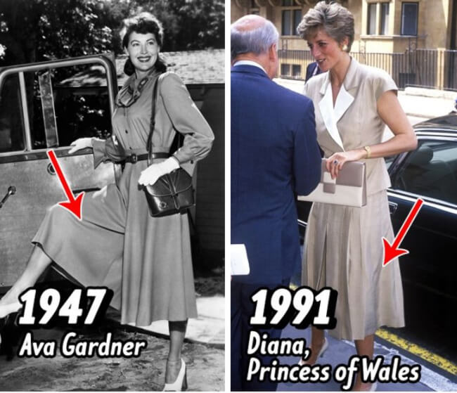 1950'lerden kalma geniş paça pantolonlar