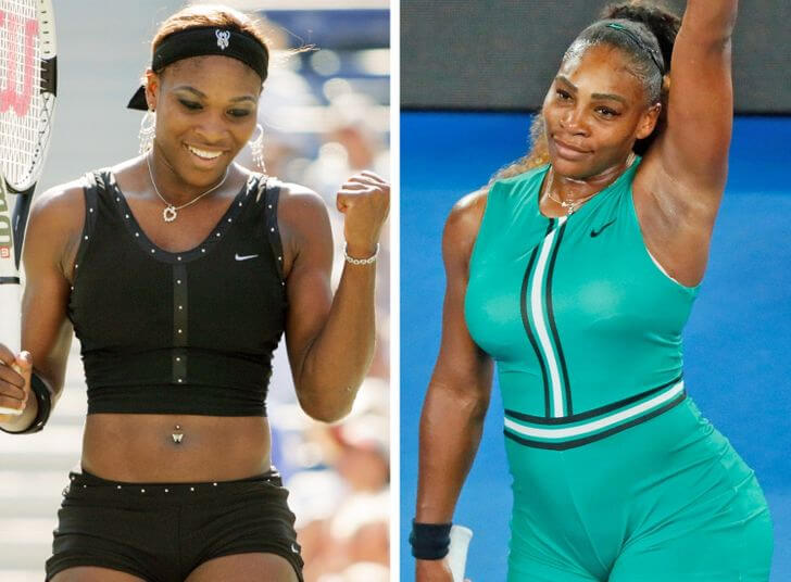 Serena Williams ve aldığı kiloları