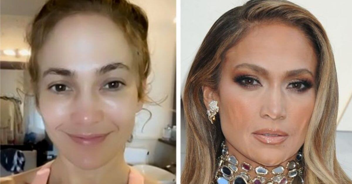 Doğal Halleriyle Tanıyamayacağınız Ünlüler Jennifer Lopez